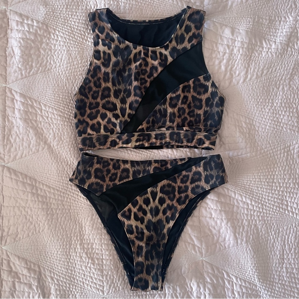 CXIX Leopard Pole Dance Set